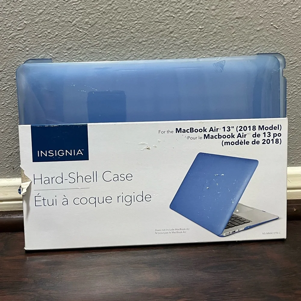 MacBook Air 13 Inch Insignia Hard Shell Case 2018 Model Blue